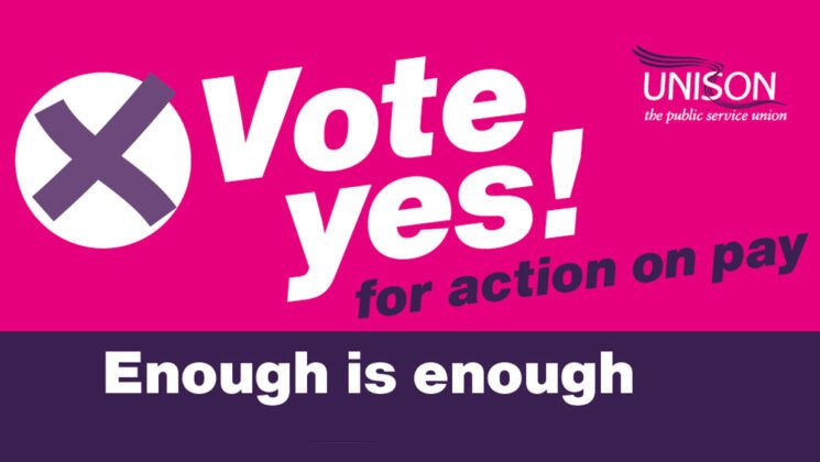 Vote Yes for action graphic